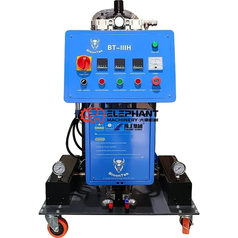 Portable High Pressure Pneumatic Polyurethane Spray Foam Machine 110 V 5.5 KW High Power Polyurethane Foam Insulation Sprayer