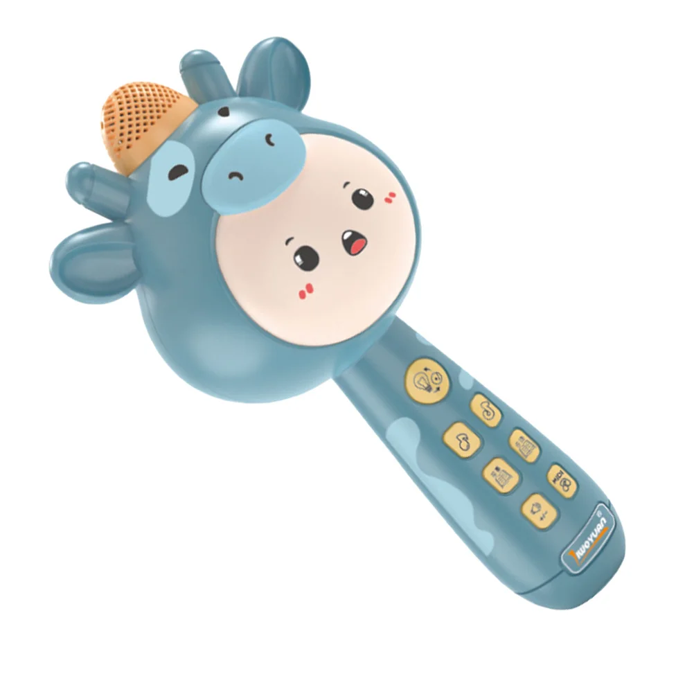 مجموعة واحدة من ميكروفون لاسلكي للأطفال، لعبة الموسيقى الإبداعية، ميكروفون أطفال بألوان زاهية لتغني متعة الكاريوكي #5