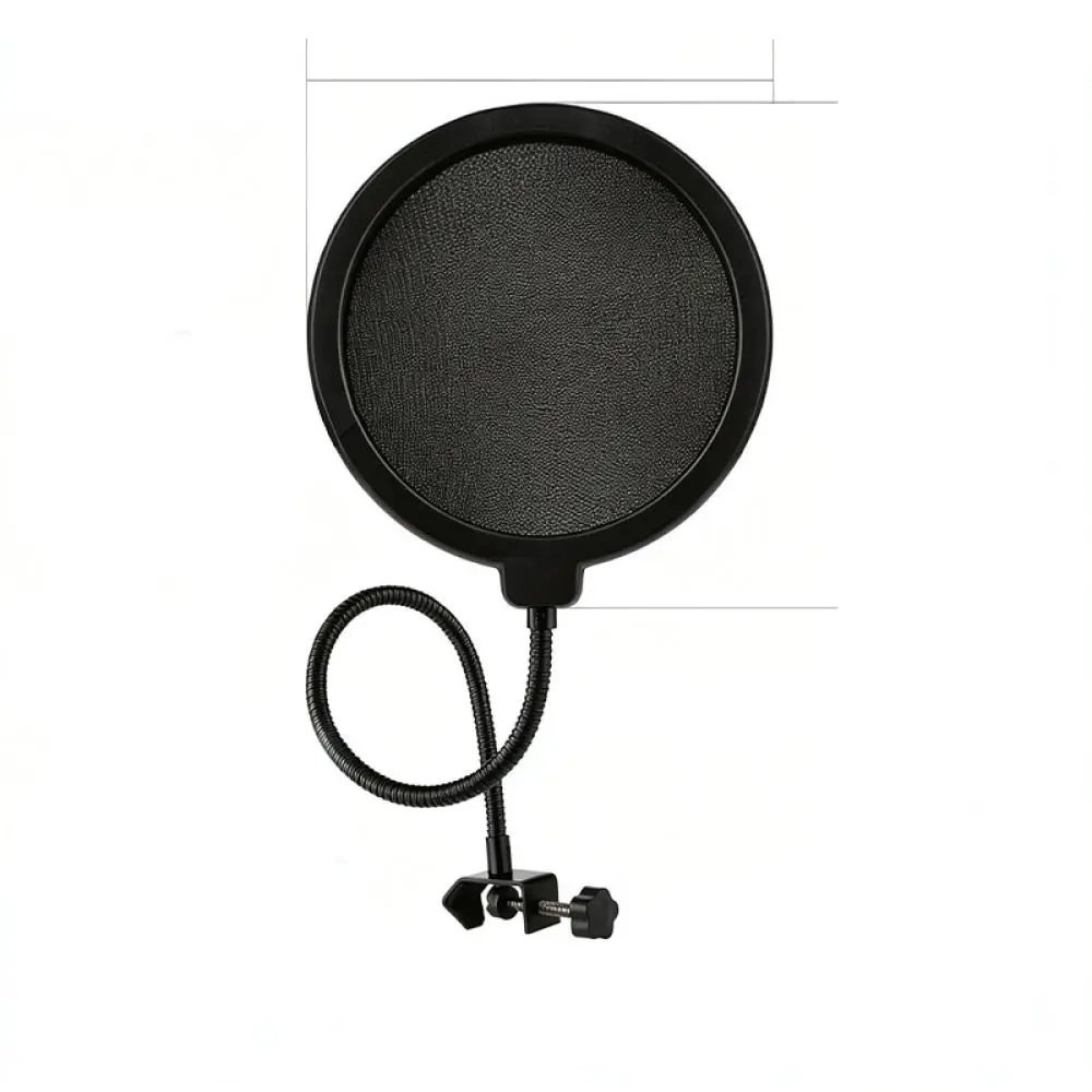 Studio Recording Pop Shield Filter Dual Mesh Windscreen For Microphone Vocal Protection Broadcast Accessories