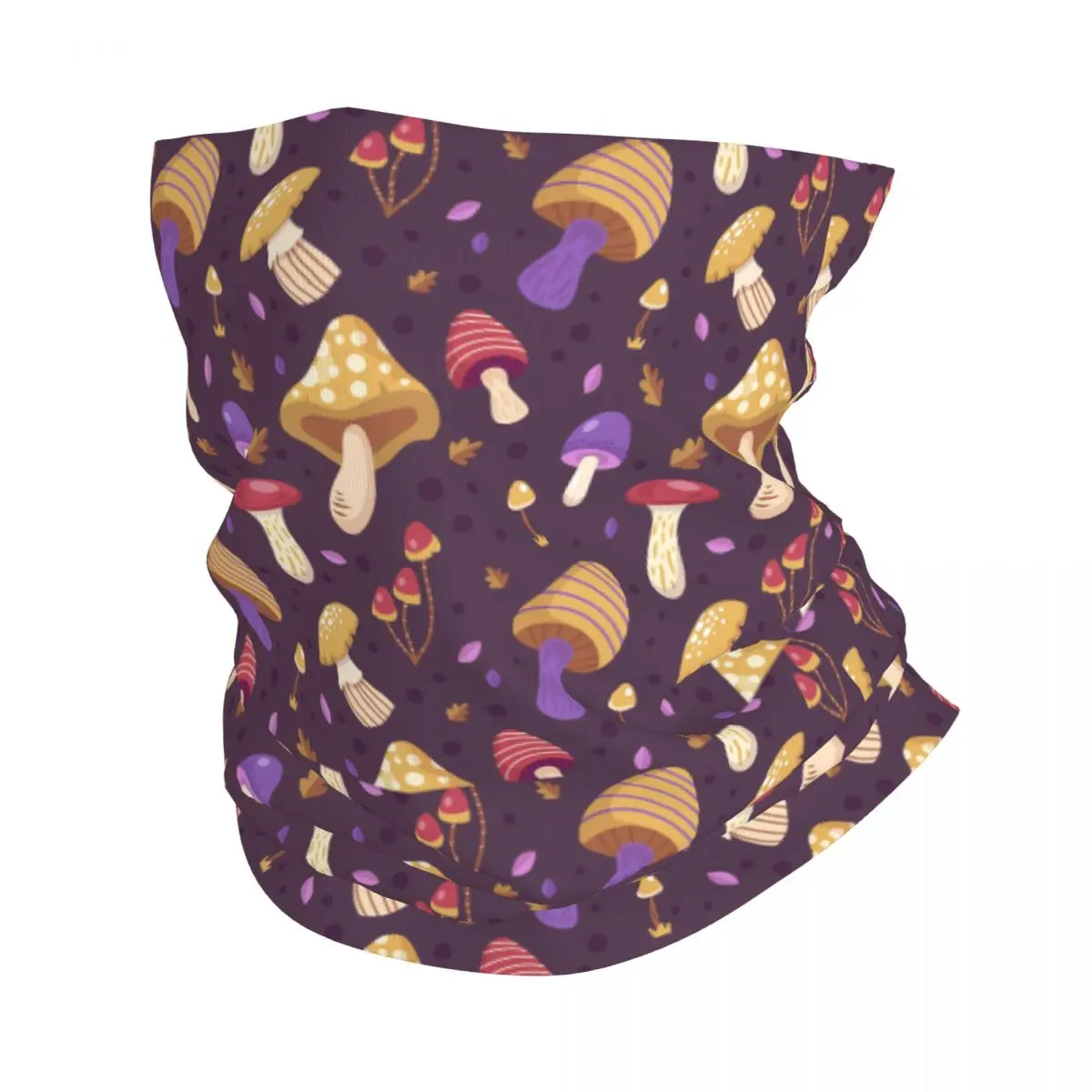 

Бандана с узором в виде гриба на заказ, теплый шарф для женщин и мужчин, зимний лыжный походный шарф, гетры, чехол для лица