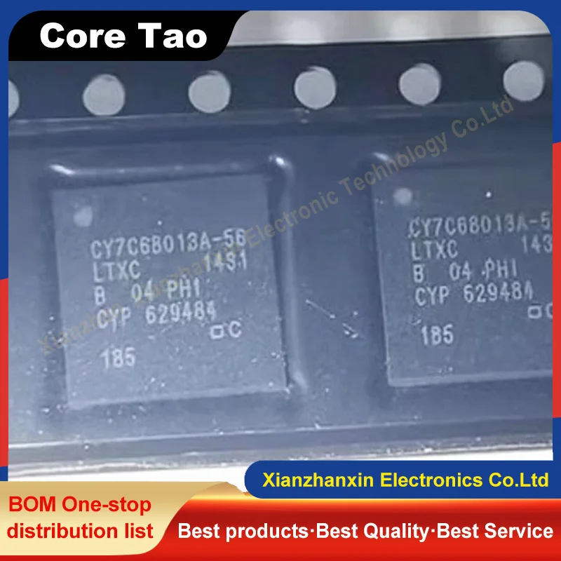 1PCS/LOT  CY7C68013A-56LTXC CY7C68013A-56 CY7C68013 QFN56 8-bit microcontroller in stock