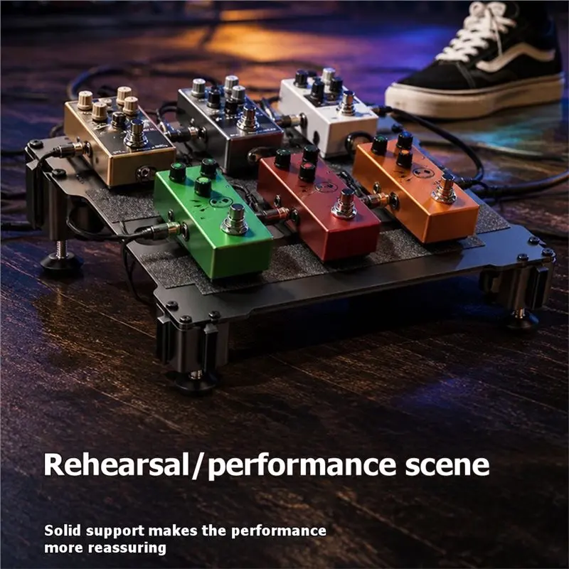 HOES-Electric Guitar Pedals With Lightweight And Durable Mortise And Tenon Joint Stands For Performances Convenient