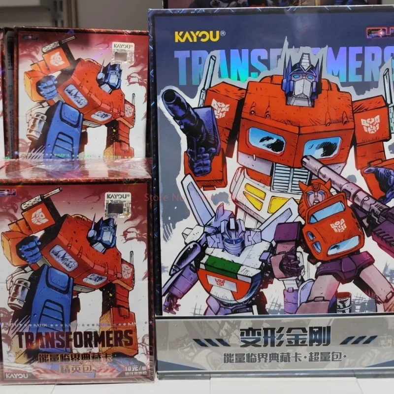 Nueva oferta, tarjeta de colección crítica KAYOU Transformers auténtica, paquete Elite Xyz Vol.1, colección de tarjetas de Anime, regalo de colección