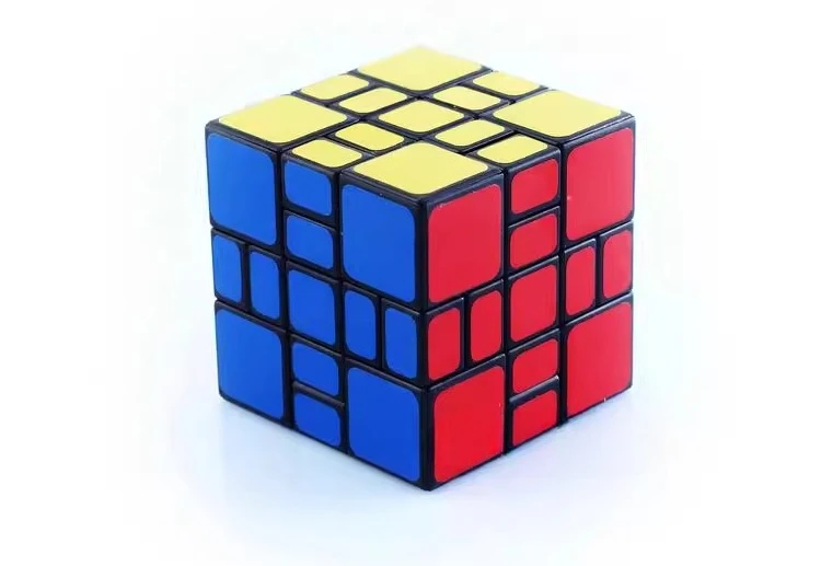 [Wisdom] 3x3 Inequality Magic Cube Puzzle Mixup Cube Puzzle Star Witeden 3X3X3 Mixup Plus Puzzle e Giocattolo Casual Regalo Fidget Toys