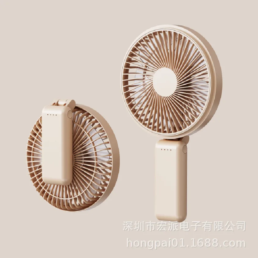 

Suitable for2025 new cross-border outdoor handheld stepless speed regulation large fan large air volume desktop foldable fan fac
