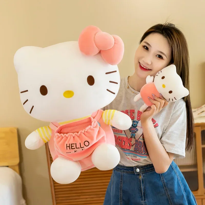 Aoger Sanrio Love Cute Hello Kitty Plush Toys Movie Cat Dolls Soft Stuffed Animal Plushie Toy Kid Birthday Xmas Gift