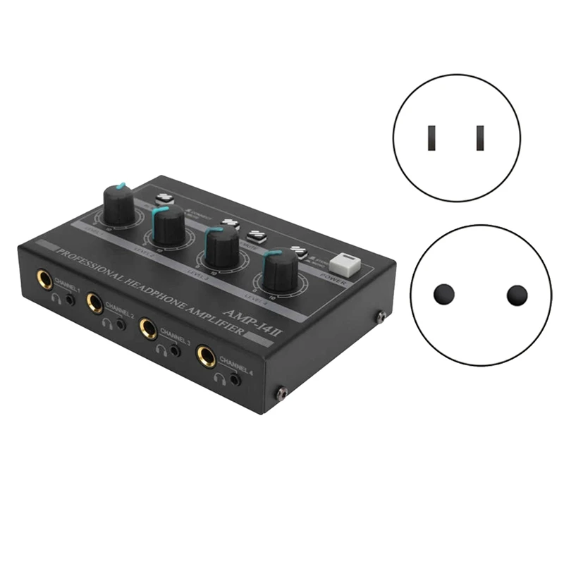 Усилитель для наушников, 4-канальный монофонический/8-полосный стереомонитор из ферросплава, заряжаемый усилитель для наушников