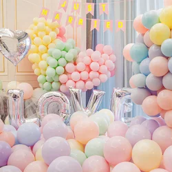 10/20/30 Uds Globos de látex Pastel caramelo boda fiesta decoración de cumpleaños Globos decoración de Baby Shower Globos de aire
