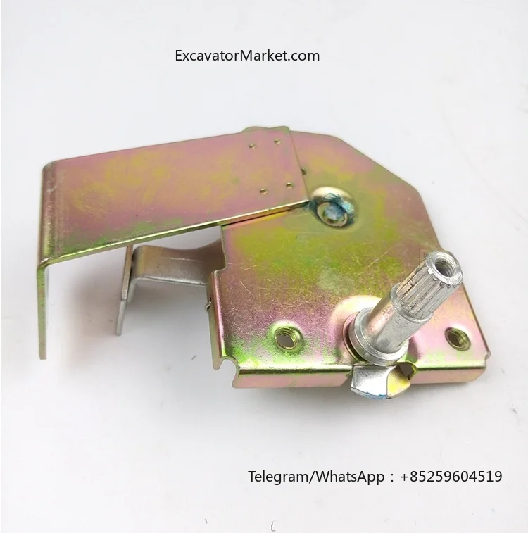 For KOMATSU PC120-5/200-5/PC60-6 excavator cab door lock block assembly handle excavator accessories For excavator