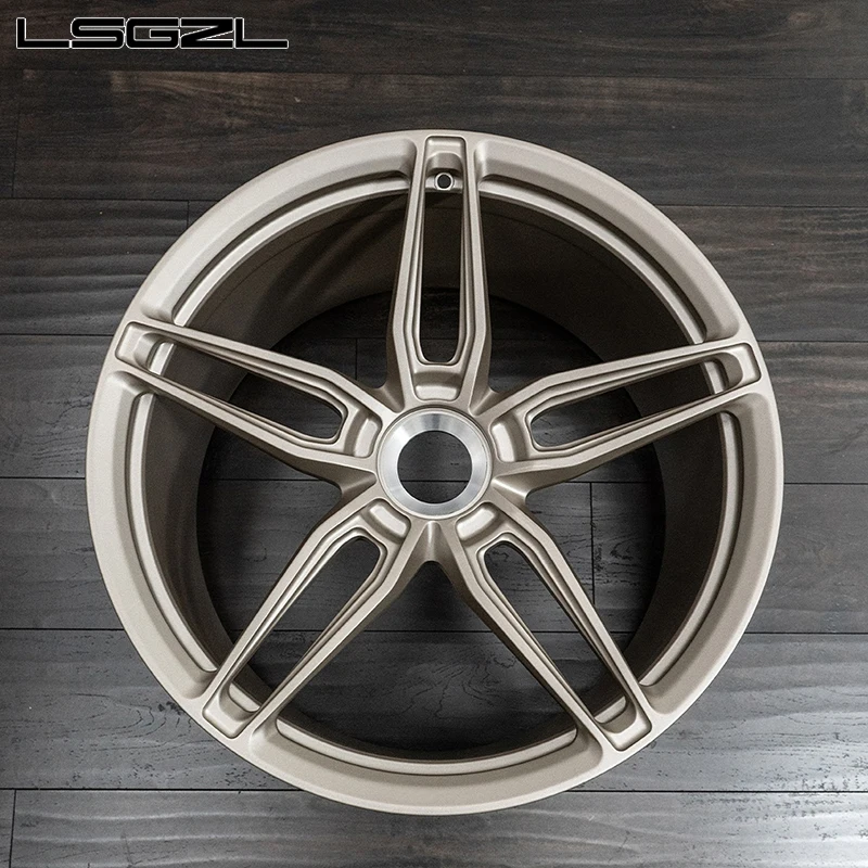 Custom forged alloy five spokes 5x127 5x112 5x130 5x114.3 concave monoblock  rims 15 18 19 20 26 inch wheels for cars