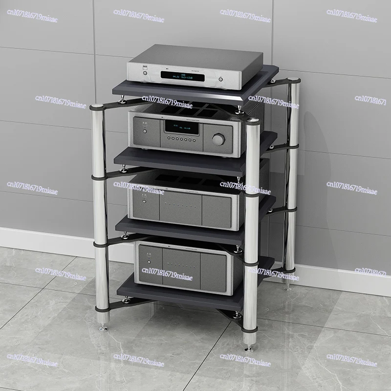 

Steel skeleton power amplifier cabinet power amplifier frame audio stand audio cabinet audio stand shock absorber tripod