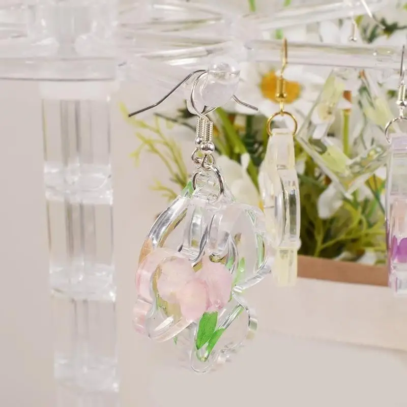 Portable Earring Silicone Mold Irregular Earrings Mould for DIY Enthusiast