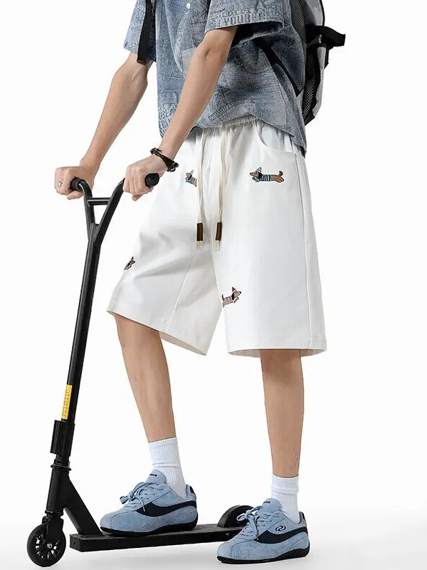 

Летние шорты для собак, мужская пляжная одежда, быстросохнущие спортивные баскетбольные шорты, свободные брюки-карго, повседневные вельветовые брюки с завязками на талии