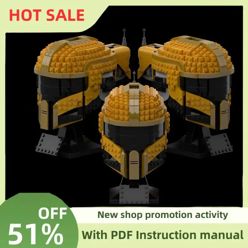 

New Famous Star Battle Movie Moc Zorii Bliss Helmet Model Building Blocks Bricks Diy Creative Ideas Kid Toys Birthday Gift