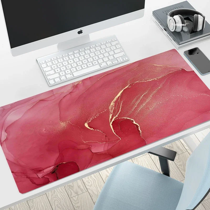 Bonito mouse pad mármore escritório mousepad empresa teclado tapete mause gamer pc gabinete mesa almofada de trabalho ratos portátil deskmat