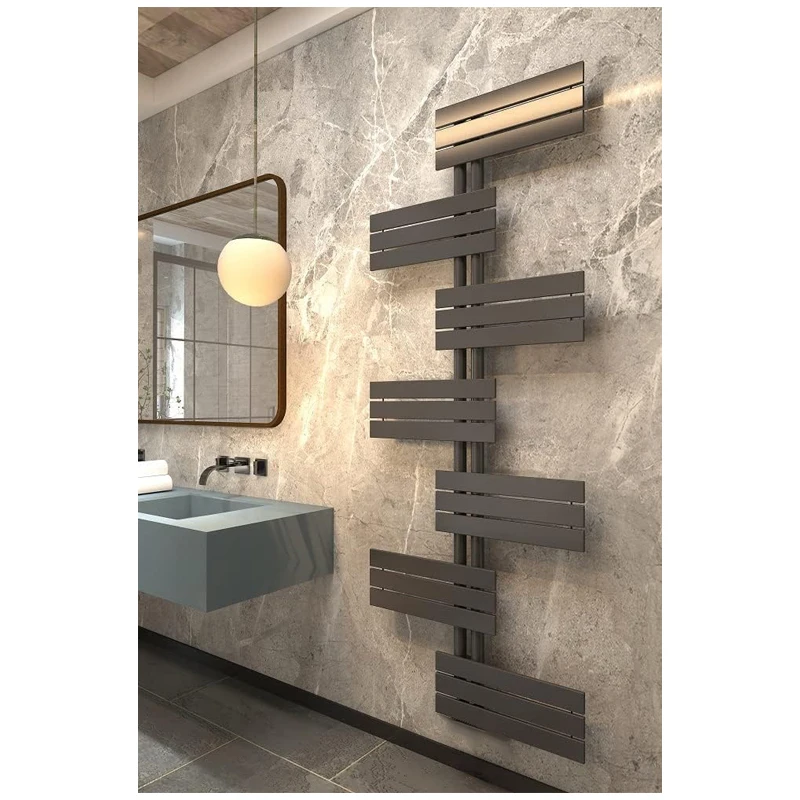 

Vertical Heated Towel Warmer Rack Wall Mounted Towel Rail Heater Electric Heated Towel Warmers for Bathroom Hotel