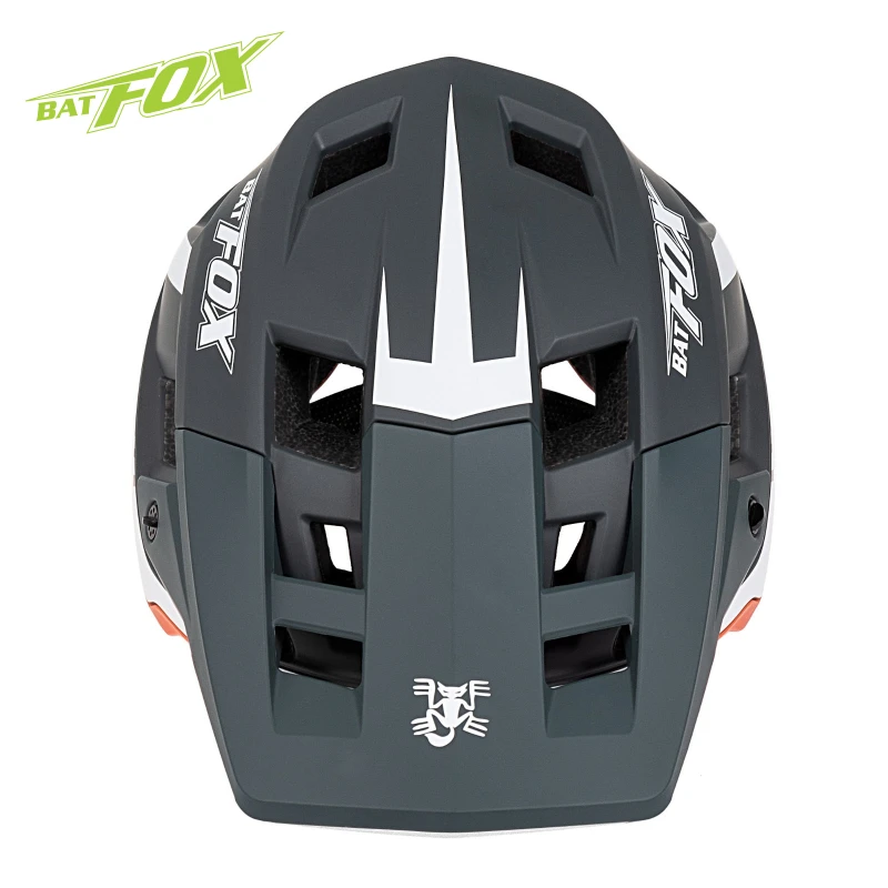 batfox integral mtb helmets bicycle mountain man high quality cycling bike visor helmet casco bicicleta big size bicycle helmet