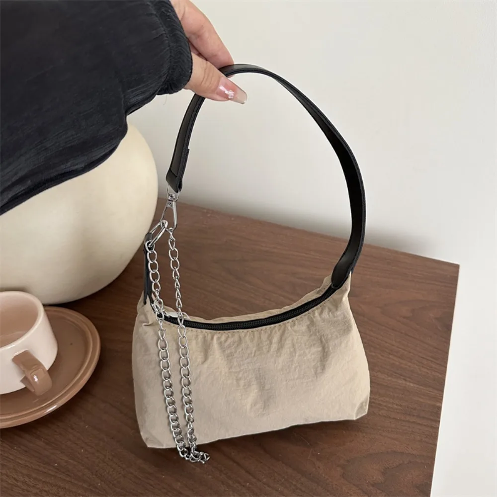 

Casual Multicolor Shoulder Bag Japanese Style Nylon Dumpling Bag Versatile Simple Tote Sport