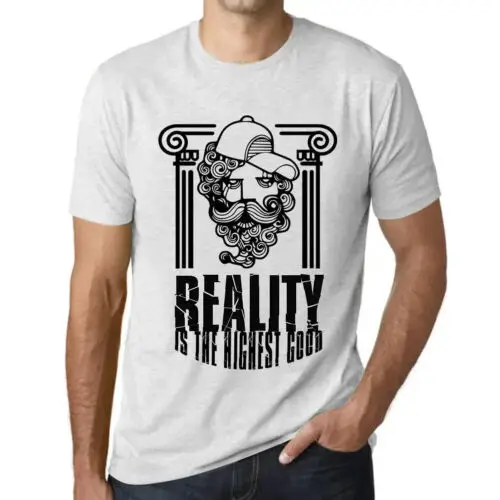 Heren Grafisch T-Shirt Realiteit Is Het Hoogste Goed – Reality Is The Highest