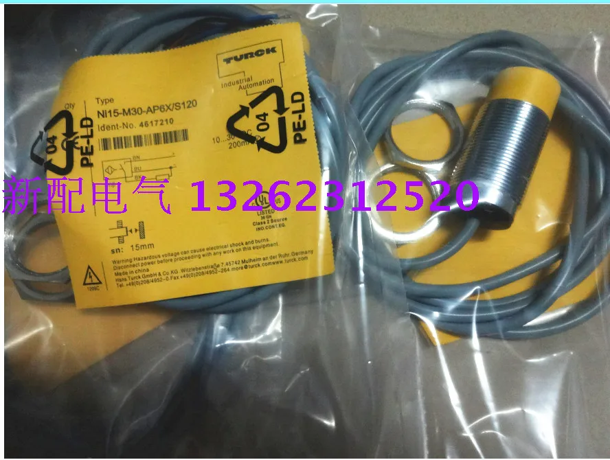 NI15-M30-AP6X/S120  NI15-M30-AN6X/S120   Proximity Switch Sensor  New High-Quality