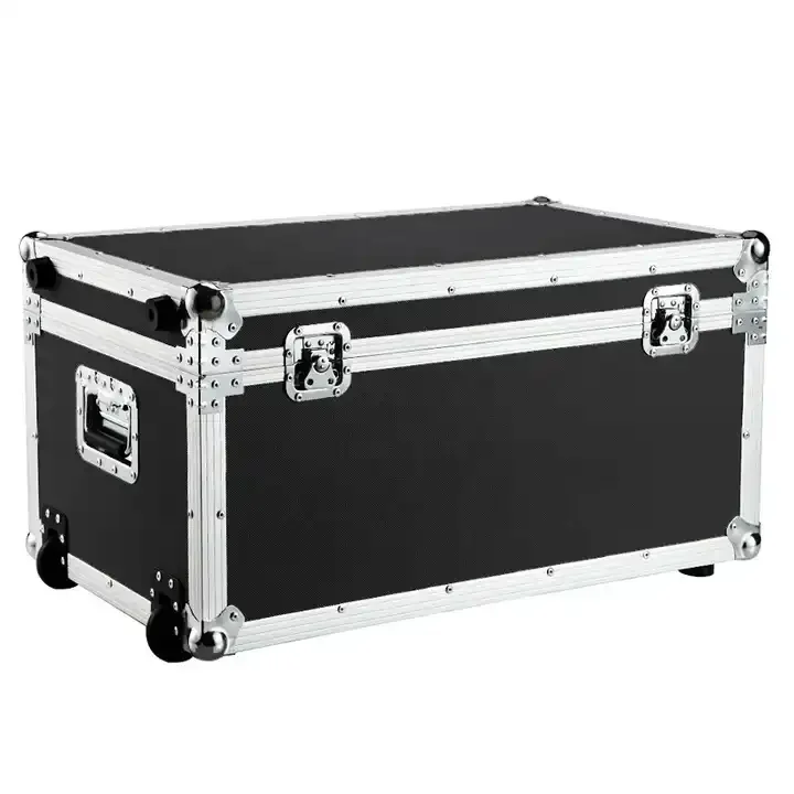 Customizable Dimension Large Equipment Carrying Flight Case with Foam Interior Hard Aluminum Road Case with Wheels