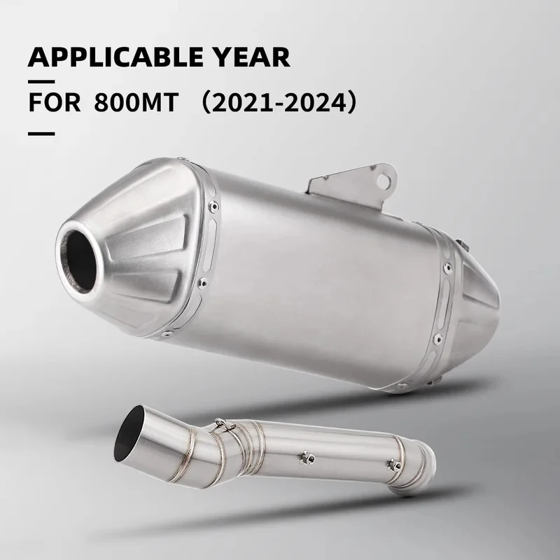 

Slip-On Motorcycle Exhaust Middle Link Pipe For CFMOTO 800MT CF800-5A 2021-2022