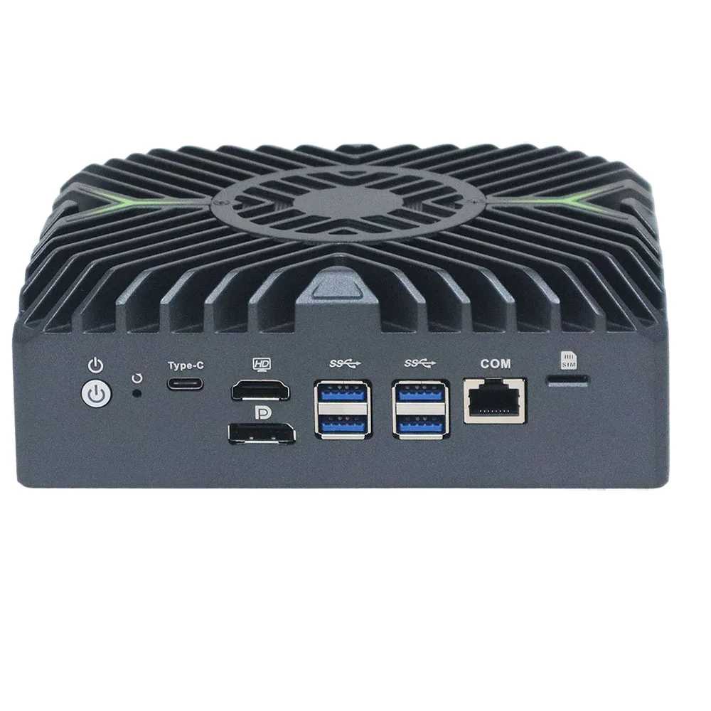 AI Gamer Mini PC Intel Ultra 5 125U HD DP Type-C 8x2.5G i226V LAN 1xRJ45 COM pfsense Security Firewall Soft Router Computer