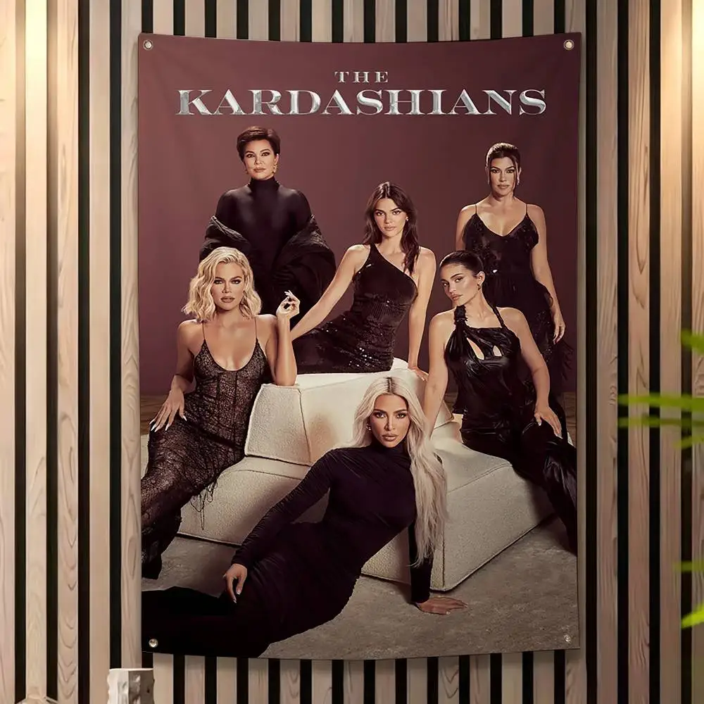 K-KIM K-KARDASHIAN The Kardashians Funny Flags for Bedrooms Home Decor Items Outdoor Decors Garage Decoration Flaga
