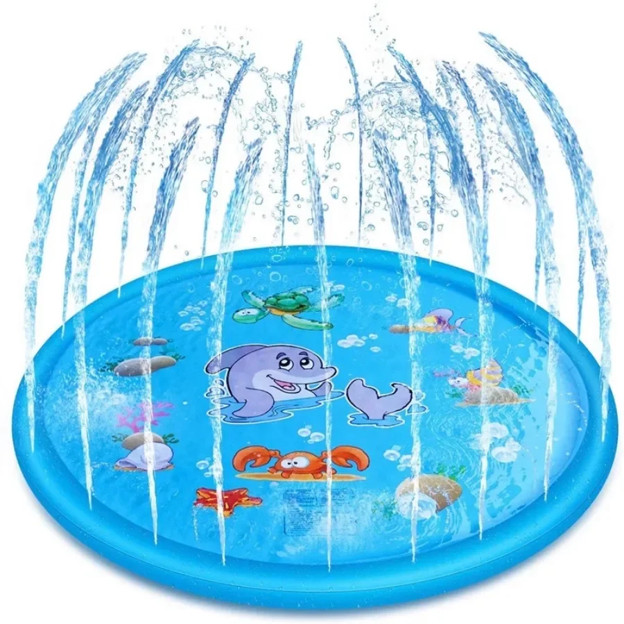 Splash Pad for Kids Outdoor Water Toys Chilfren Sprinklers Play Mat for Backyard Summer Water Park Toddlers Swimming Pool Gifts