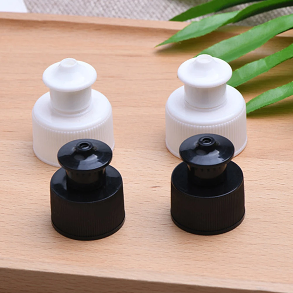 

30pcs Sports Pull Leak Proof Hand Pull Mineral Press Cap Set Reusable Caps For Replacement Cap Kit Portable Caps Sports Water
