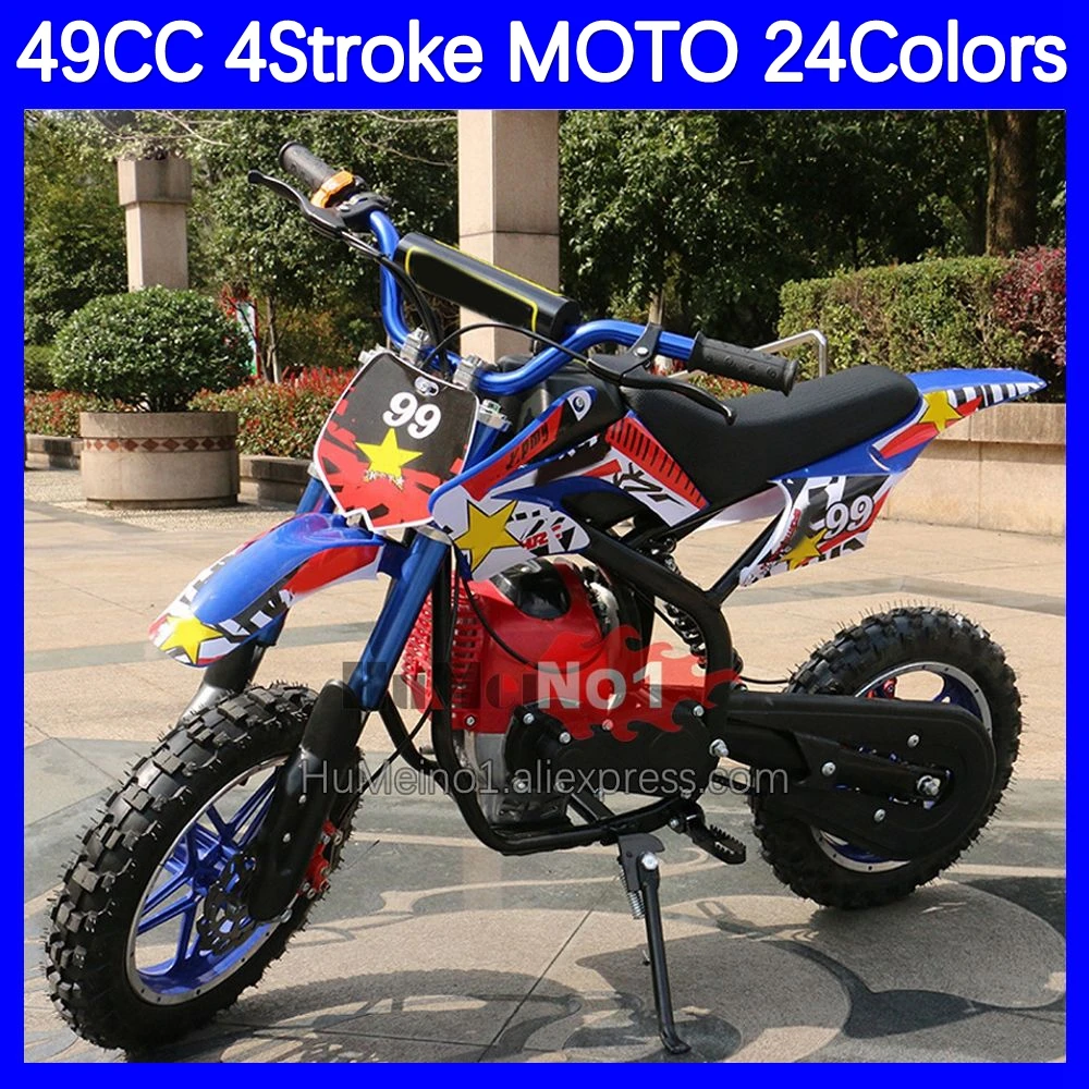 49CC Four-Stroke Engine ATV OFF-road Gasoline Motorcycle Outdoor Sports Competition Race Team Racing Game Racing MOTO Dirt Bike