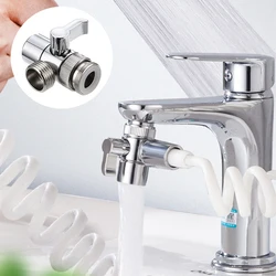 Switch Faucet Adapter Kitchen Sink Splitter Diverter Valve Water Tap Connector For Toilet Bidet Shower Kitchen Accessories