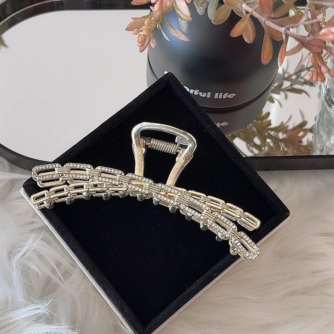 Blumen-Haarklammer für Frauen Hochsteckfrisur Dutt Pferdeschwanz-Halter Große Haarklammer für DIY-Haarstyling-Zubehör – Detail 21