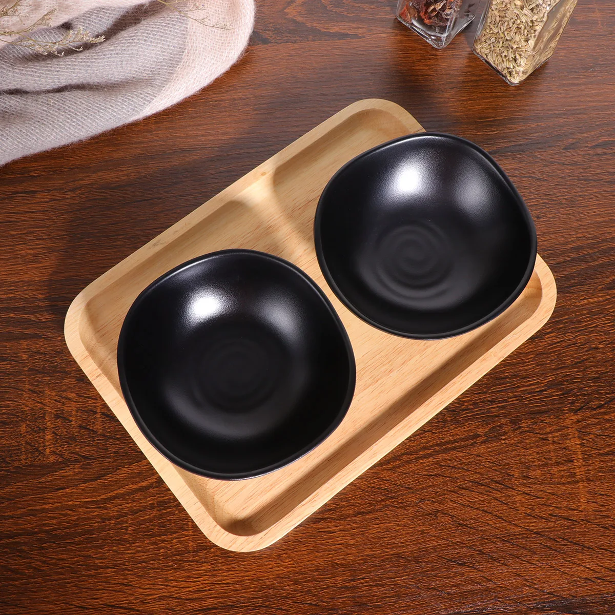 

2PCS Melamine Dish Seasoning Bowl for Kitchen Restaurant Dipping Buffet Small Seasoning Bowl For Kitchen Plates Dessert Soup