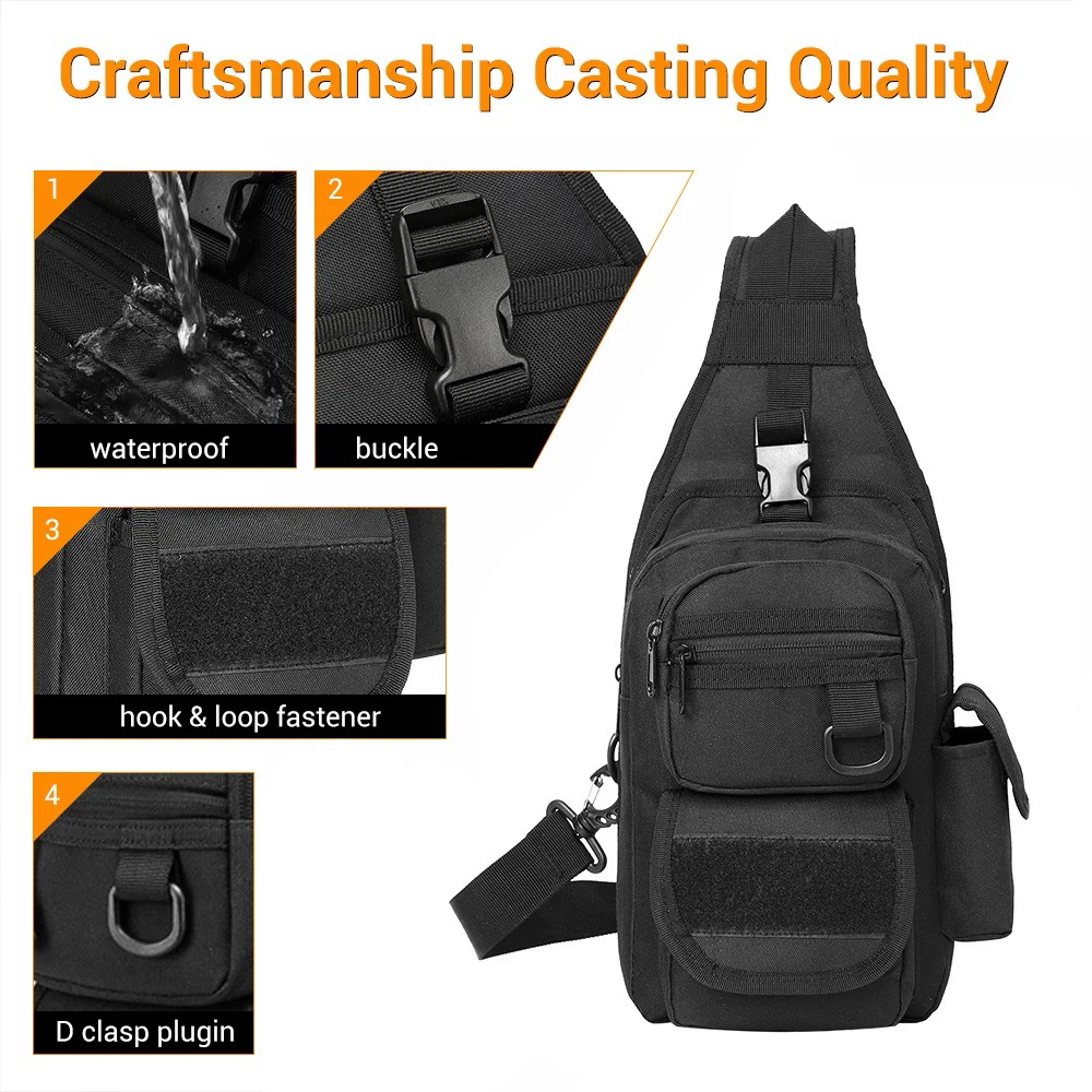 Borsa Tattica per Armi, Borsa  - Edc Concealed Carry Sling Bag recensione e prezzo