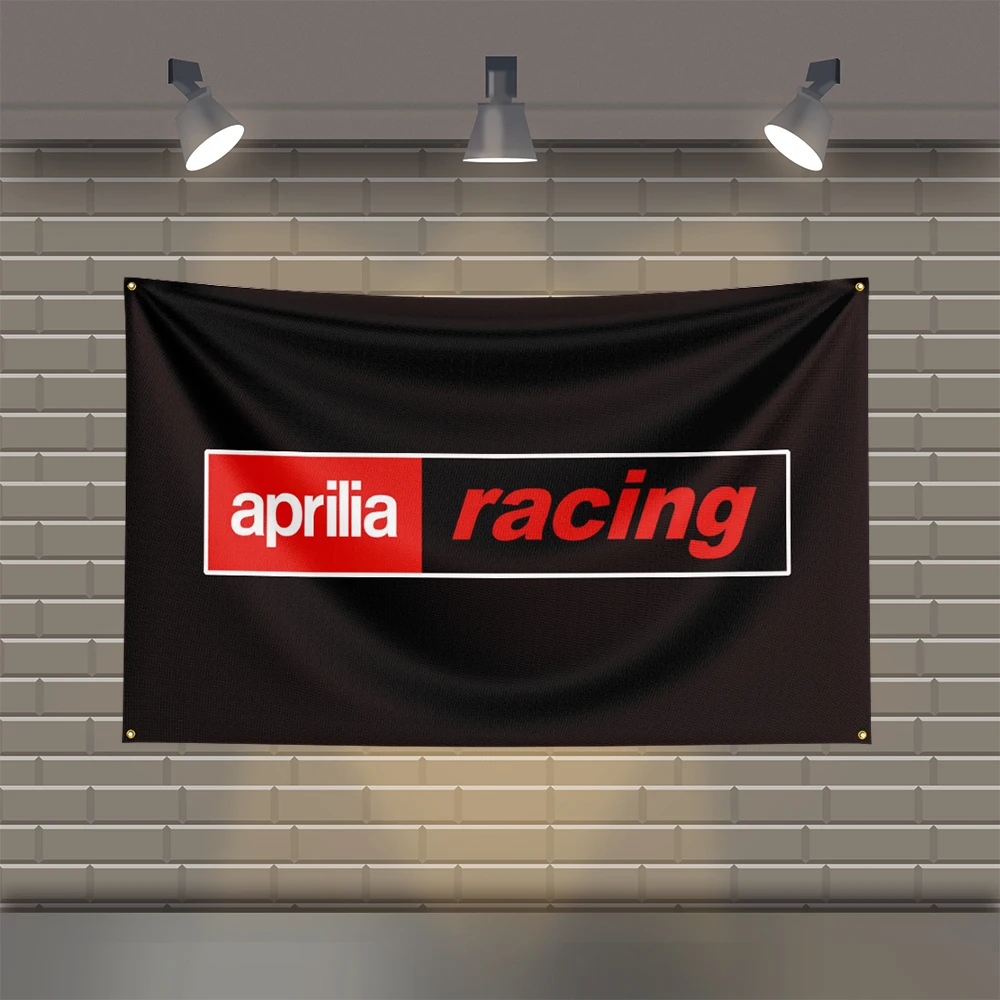 3x5 Ft A-Aprilias Racing  Flag Polyester Printed Cars Flags for Room Garage Decor