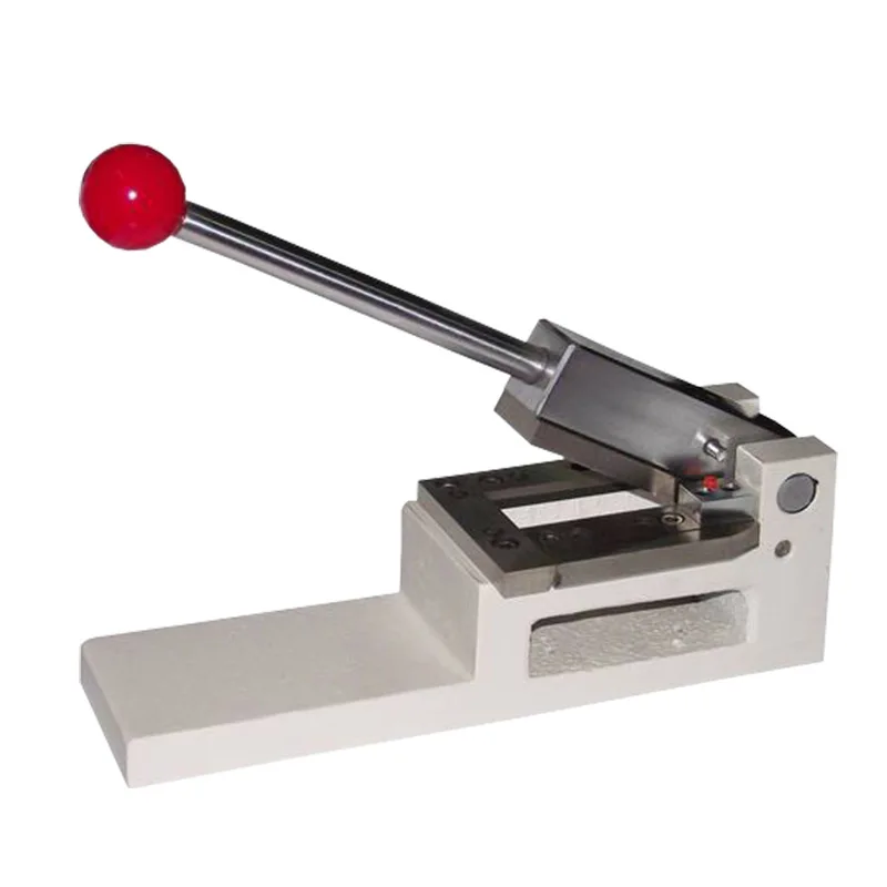 

Paper testing instrument, special sampler for stiffness, paper and cardboard bending stiffness sampler