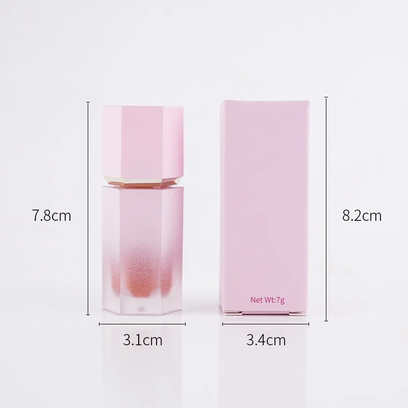 Blush liquide pour le visage sans logo, rouge pour les joues, fard à joues lisse naturel, fard à joues pigmenté, maquillage crémeux longue durée, cosmétique pour le visage