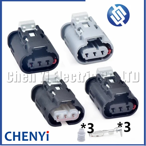Conector del Sensor de posición del cigüeñal del coche de 3 pines enchufe del Sensor de presión de combustible 10010344 10092977 10092976 09406622 10098876   Para GM GMC