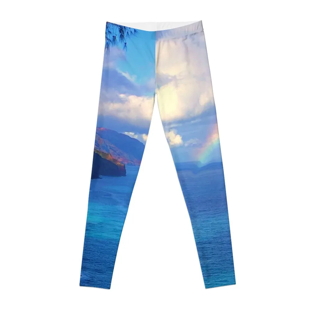 queer radiation — abstract art ? modern print ? rainbow pattern Leggings Women's sportswear Sports pants woman Womens Leggings