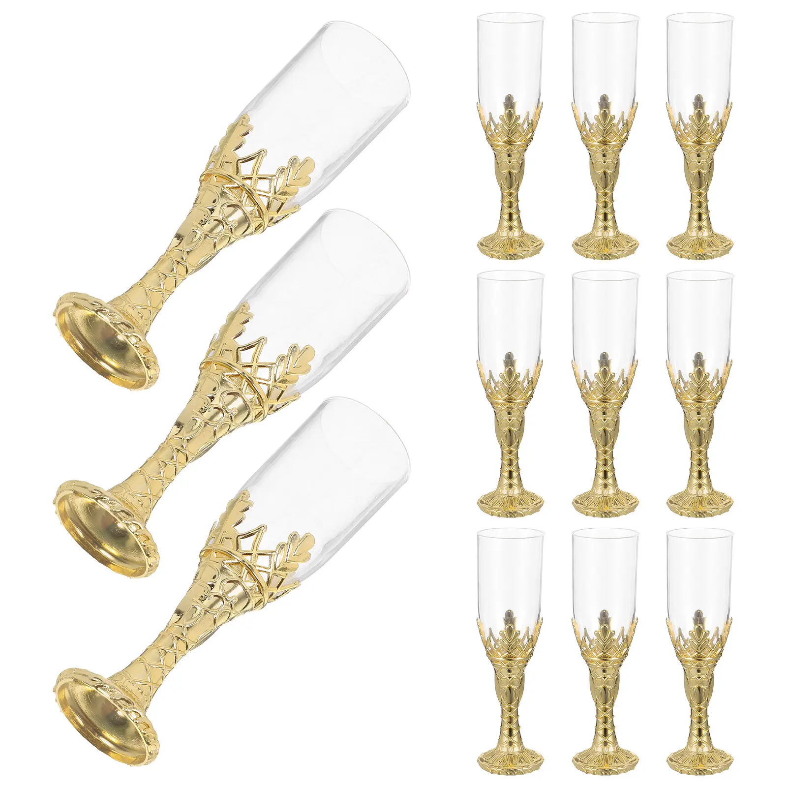 12Pcs Gothic Goblet Set Decorative Wine Goblets for Church Communion Altar Chalice Wedding Reception Medieval Ritual Solemn