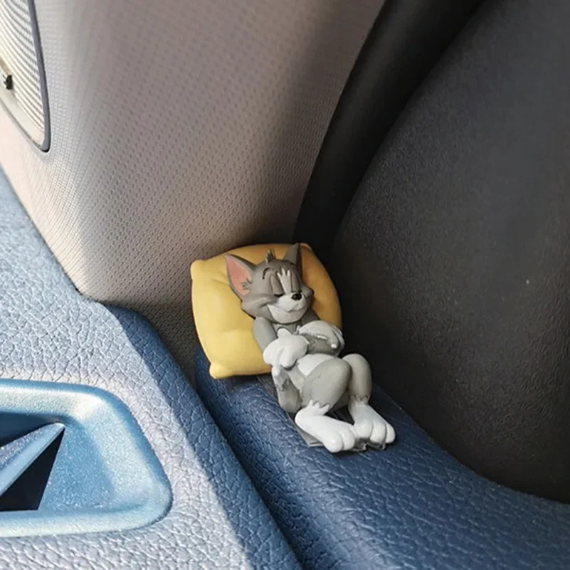 Tom Jerry Desktop Display Car Dashboard Decor Cartoon Figure Vehicle Interior Desktop Ornament Collection Car Accessories view 5