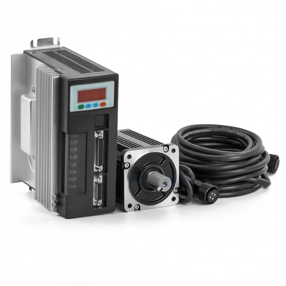 Imagem -05 - Servo Motor de Alta Potência & Motorista 130st-m15025 15n.m 3.8kw 220v 130st Monofásico ac Drive 15025 Servo Motor