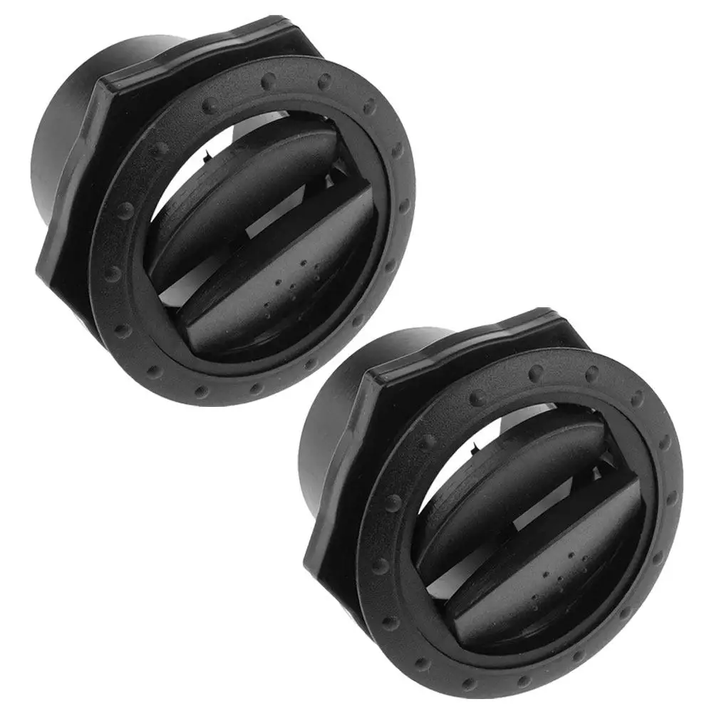 

2Pcs Adjustable Round Air Vent Covers Circular Vent Exhaust Grille for Car Rv Dashboard Air Conditioner Deflector