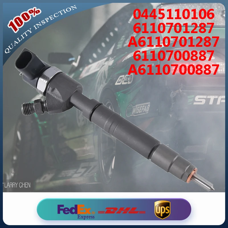 

0445110106 6110701287 A6110701287 6110700887 A6110700887 Diesel Common Rail Injectors Suitable for Mercedes-Benz
