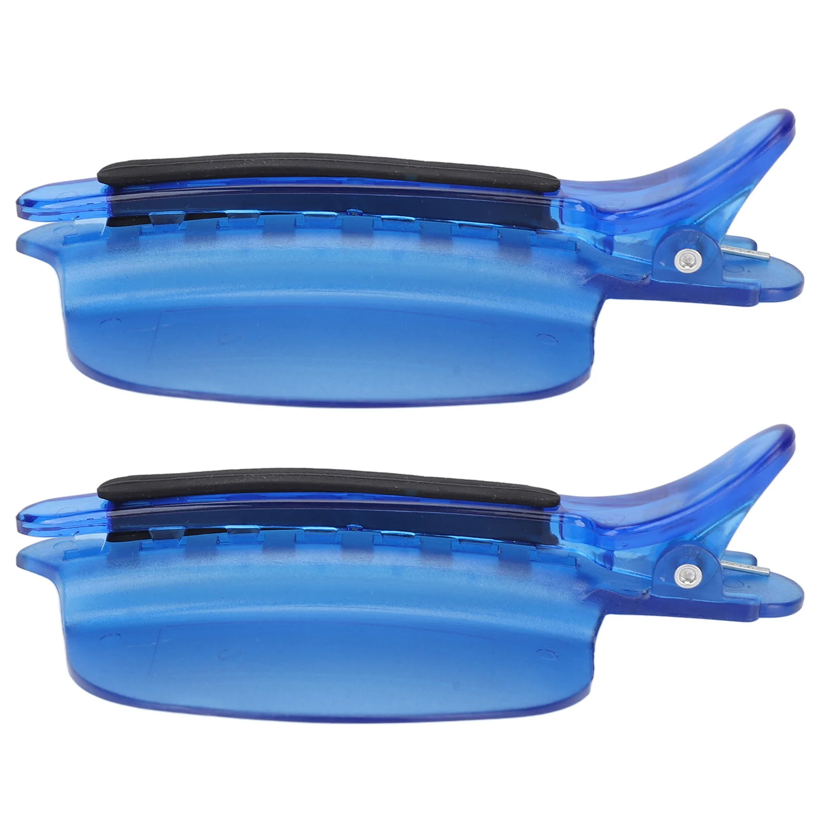 2PCS Sectioning Clips Heat Insulation Easy Speed Separator Clip Blue for Wig Extension Hair Highlighting