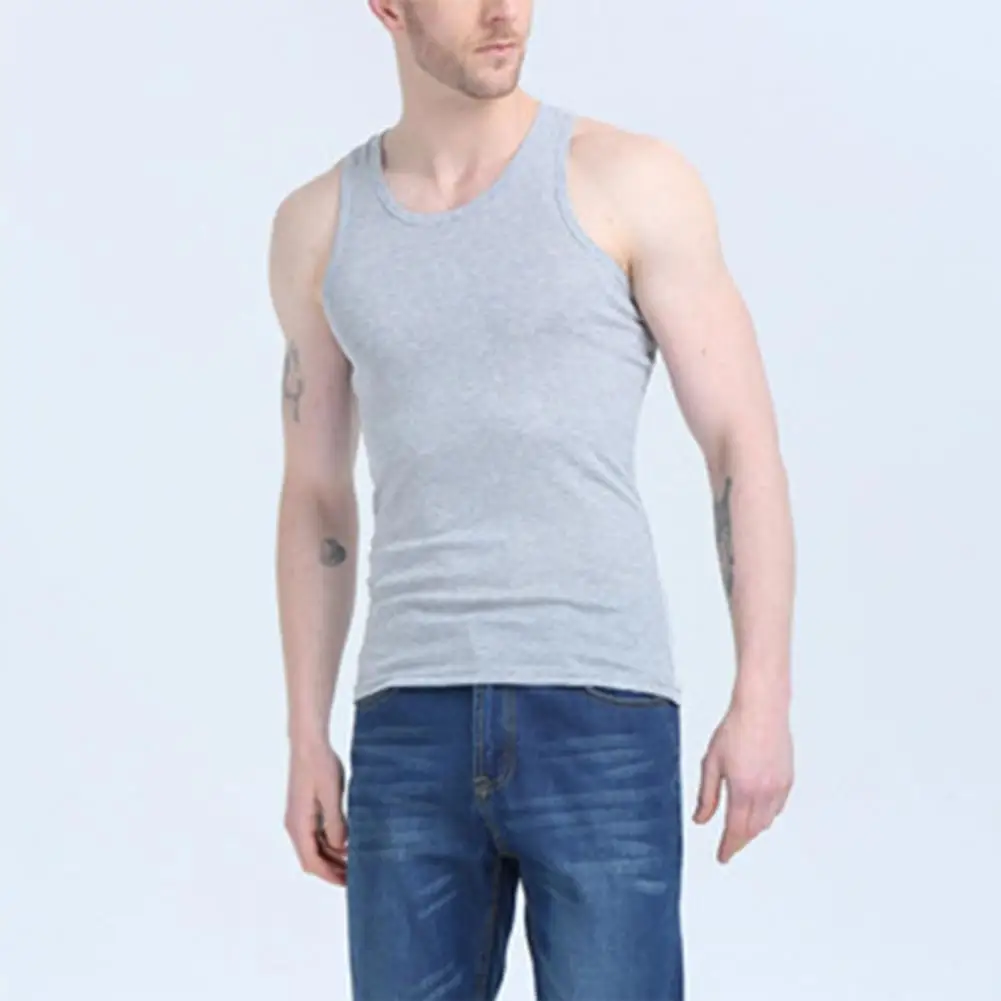 Men Tank Tops Fitness Gym Workout Undershirt Sleeveless T-Shirt Male Sweatshirt Bodybuilding Singlets Running Vest Pullovers