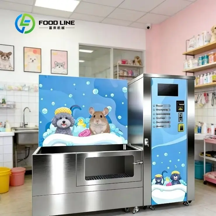 Customize  Automatic Pet Bath Dryer Machine Constant Temperature Smart Dog Cat Shower Cleaning Quick Drying Grooming Box