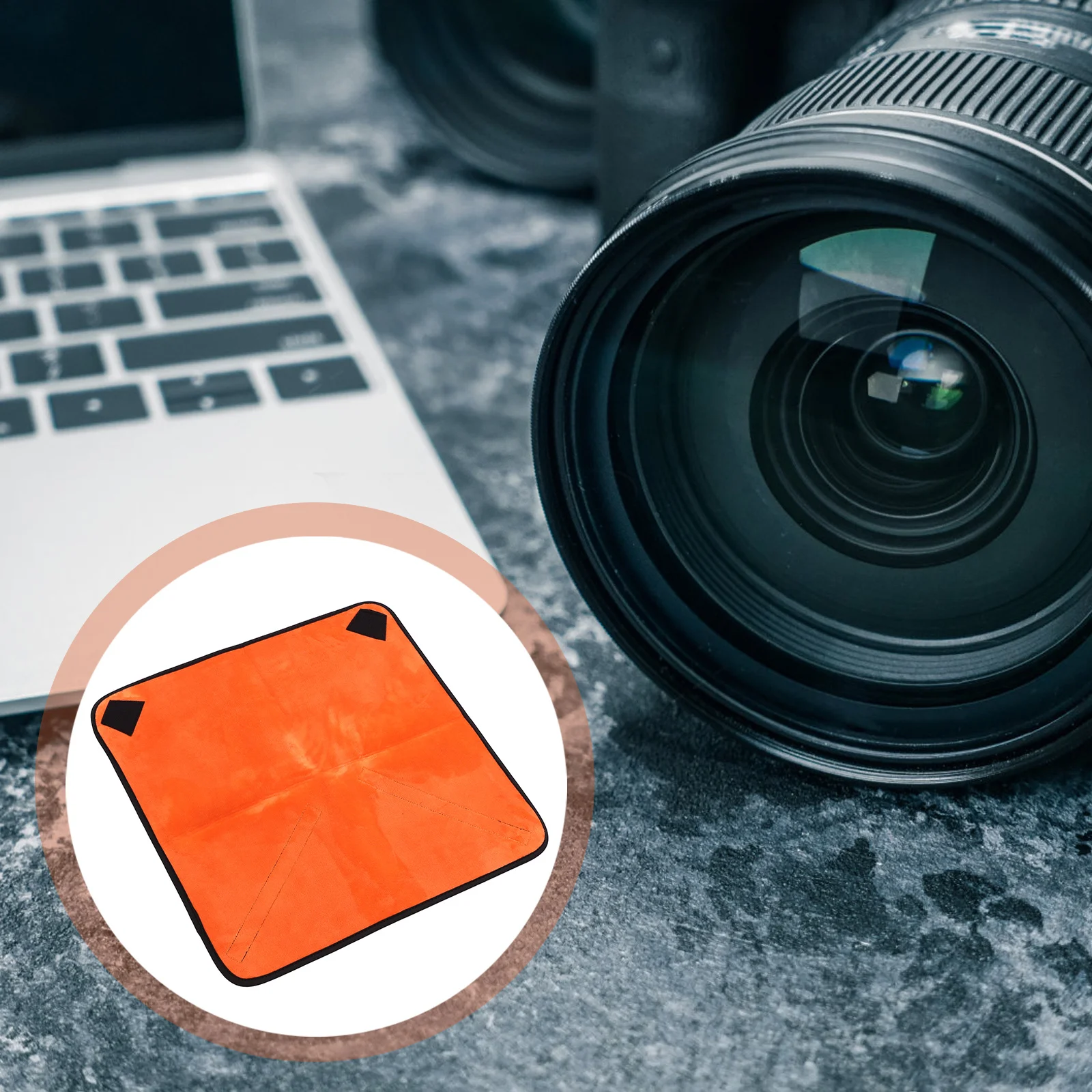 

1pc Camera Inner Wrap Bag Thickened Neoprene Padded Dslr Lens Protective Cover Splashproof Dirtproof For Travel Outdoor