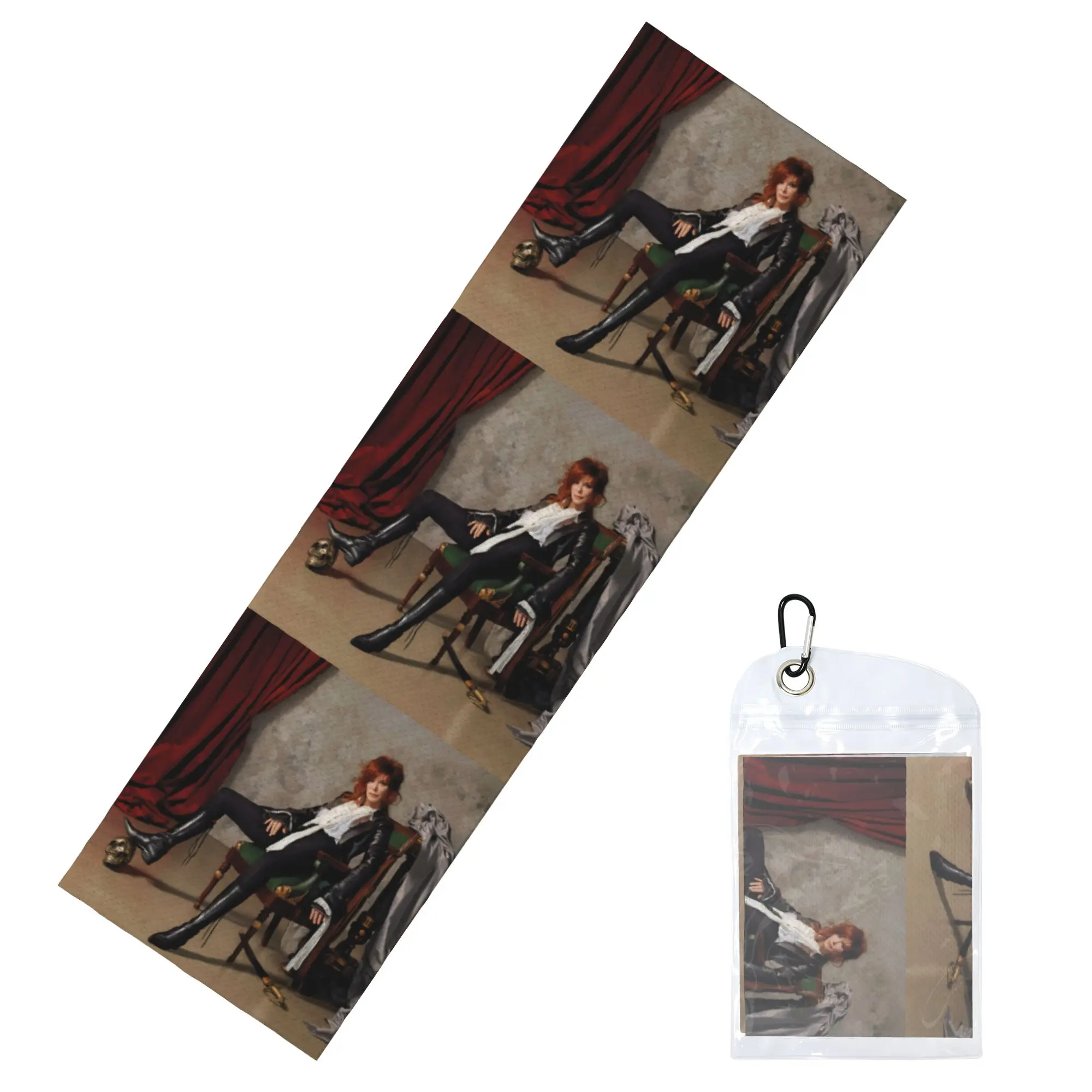 Mylene Farmer Towel Quick Drying French Singer Super Soft  Fitness and Outdoor Activities Towels